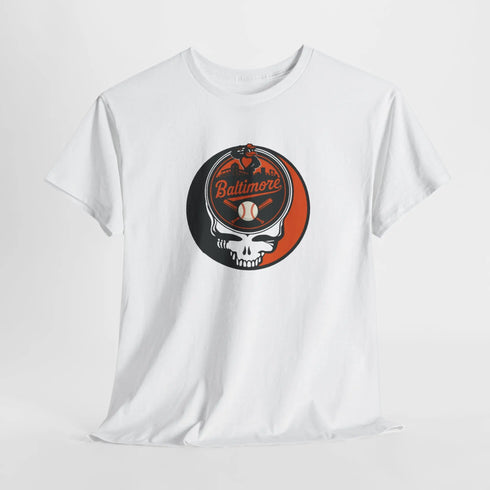 Grateful Dead - Baltimore Orioles Grateful Dead Steal Your Face T-Shirt - MLB - StealieShop